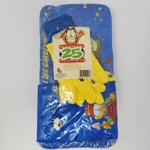 Midwest Garfield Kids Dig Gardening Kit Tool Pouch Apron, Gloves, Kneeling Pad